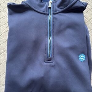 Fairview & Greene Navy Blue Quarter-Zip Pullover. NWOT size s
